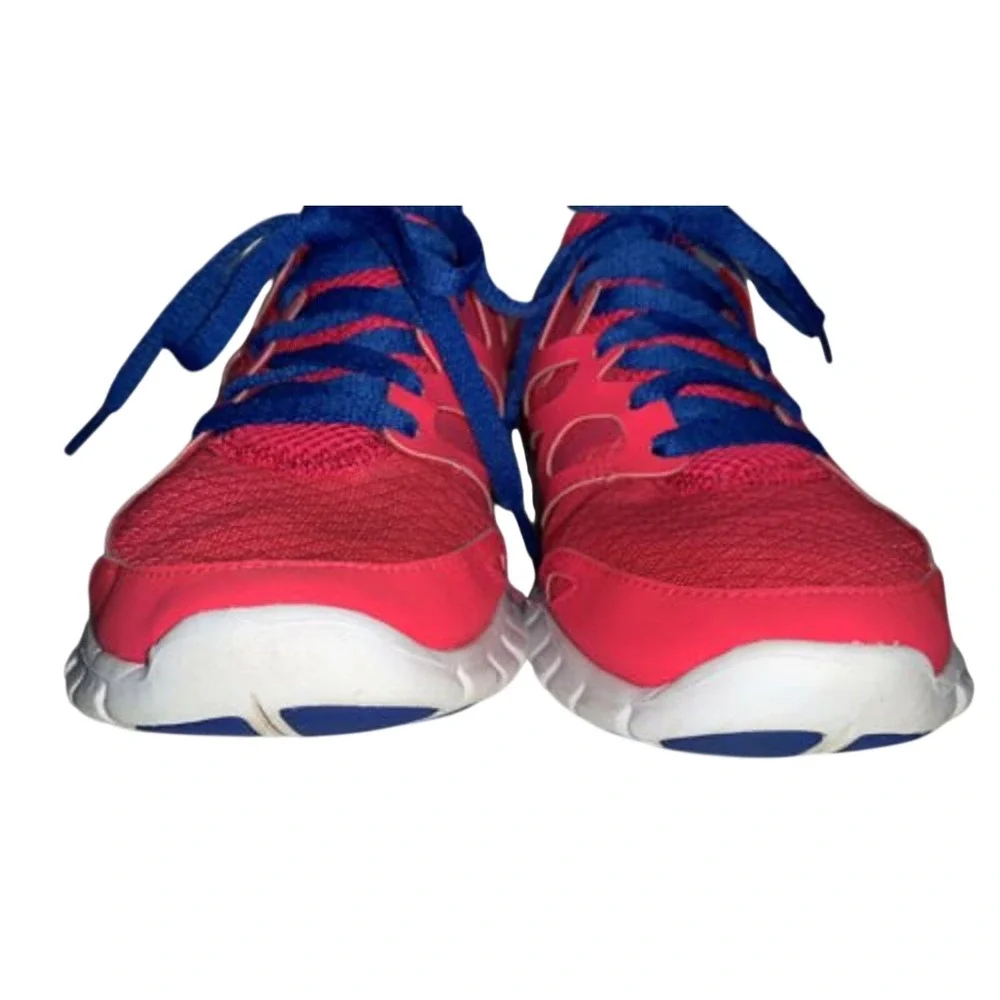 Nike Free Run 2 Pink Blue Mesh Running Shoes 443816-614 Womens 6.5